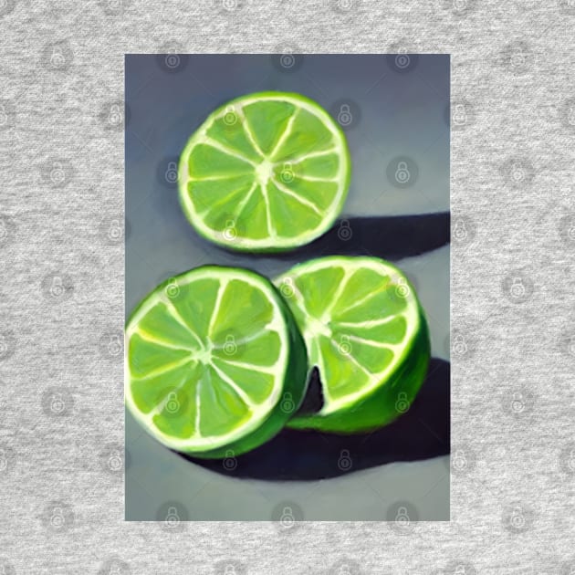 Sliced Limes by ArtFactoryAI